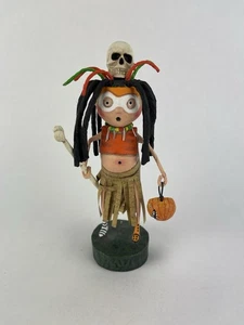 Lori Mitchell Halloween Witch Doctor Costume Figurine Statue Pumpkin Basket ESC - Picture 1 of 12