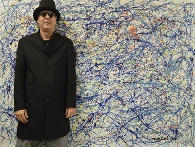 Jackson Pollock Styl Giant Profesional Painting 84”X62” (7 Foot) Abstract Modern - Image 1 of 4