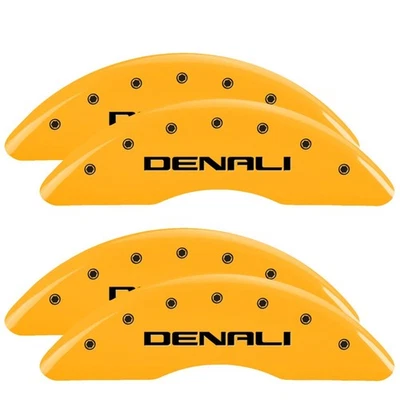 Mgp Caliper Covers 34219Sdnlyl Denali Yellow Powder Coat Finish  Black - Image 1 of 3