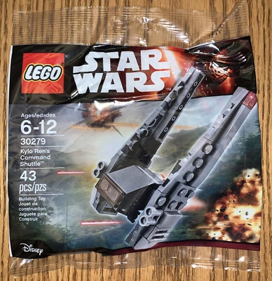 2016 Lego Star Wars Kylo Ren's Command Shuttle 30279 Poly Bag - NEW & SEALED - Image 1 of 2