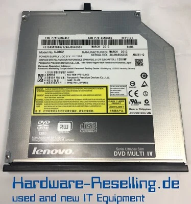Lenovo ThinkPad Ultrabay DVD Brenner 9.5mm SlimDrive III 45N7457 0A65626 45N7616 - Bild 1 von 4