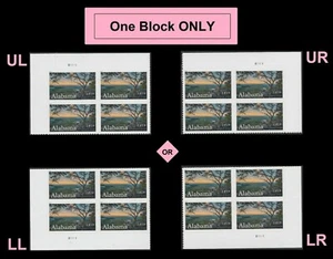 [OOS] US #5360 MNH Plate Block 2019 Alabama Statehood - Picture 1 of 1