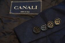 Canali Blue Woven 100% Rayon/Bamboo SOFT Sport Coat Jacket Sz 46L