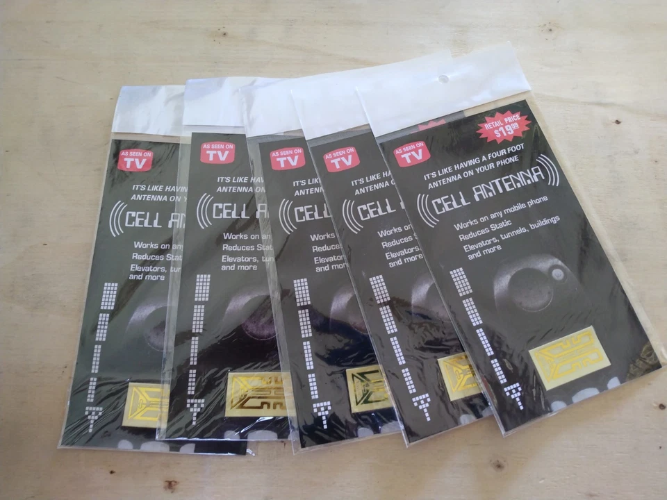 5-Pack  CELL  PHONE  ANTENNA   STICK ON BOOSTERS - Image 1 of 1