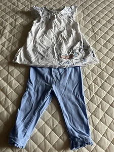 Mothercare - Baby Girls - 6-9 Months - Peter Rabbit Top & Leggings Set - Picture 1 of 6