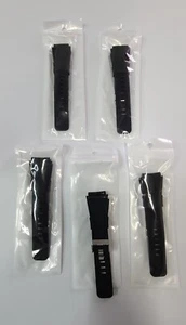 (5 Pack) For Samsung Gear S3, Frontier, 805 Silicone Watch Band 22mm Black - Picture 1 of 5
