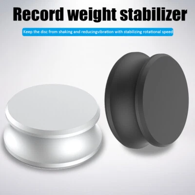Aluminum Turntable Weight Clamp LP Vinyl Record Player Balanced Disc Stabilizer - Image 1 of 4