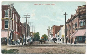 Postal ON de John Street Napanee Ontario Lennox Condado de Addington - Imagen 1 de 2