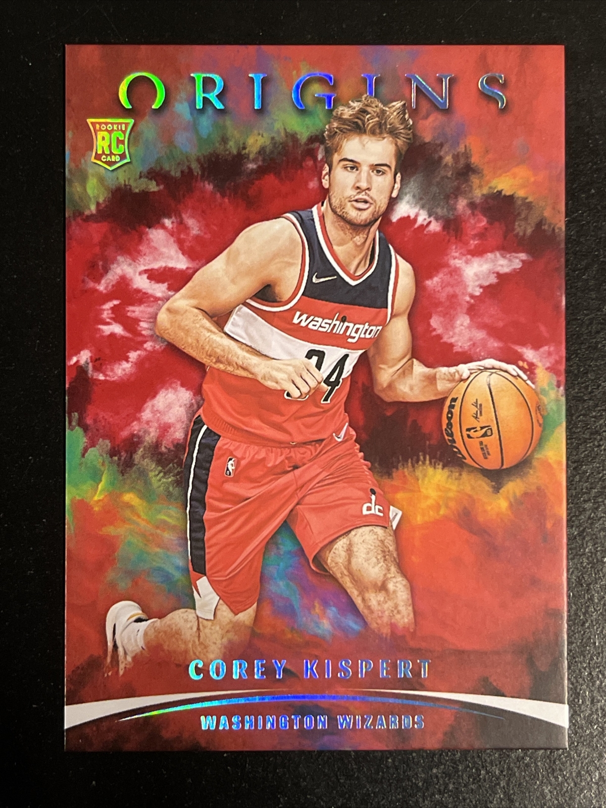 2021-22 PANINI ORIGINS RC #65 COREY KISPERT RED PARALLEL SP WIZARDS 🔥🏀🔥📈