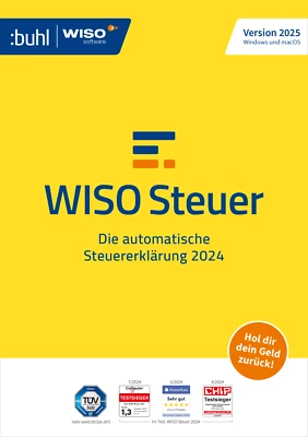Download-Version WISO Steuer 2025 für die Steuererklärung 2024 - Bild 1 von 4