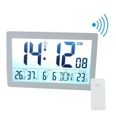 Funk DCF Design XL Jumbo Wanduhr Uhr Wohnung Wohnzimmer Haus Büro Gastronomie - Bild 1 von 2