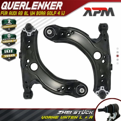2x Querlenker Traggelenke Vorne Unten für VW Golf 4 1J Bora Audi A3 8L Octavia - Bild 1 von 4