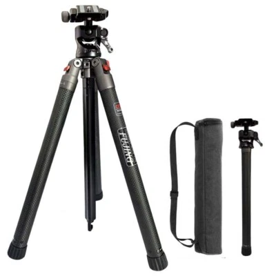 Fujing Light Portable Travel Carbon Fiber Outdoor Tripod/Monopod f Camera Phone - Image 1 of 4