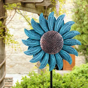 Wind Spinner Outdoor with Metal Stake 360-Degrees Windmill for Garden Patio Art - Picture 1 of 6