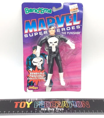 Justoys Bend-ems Marvel Comics THE PUNISHER Action Figure - Image 1 of 4