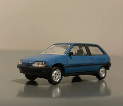 Modellino Norev Citroen AX 1/64 1:64 3 Inches Blu Citroën Nuovo Senza Scatola - Immagine 1 di 4