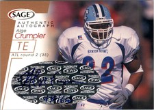 2001 SAGE Football Card Pick (Inserts)