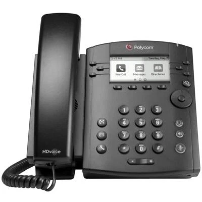 Polycom VVX 301 6-Line Business Desktop IP Phone With HD Voice 2200-48300-025 - Image 1 of 2
