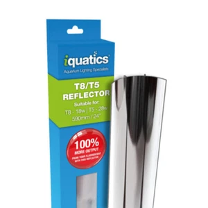 28W T5/18W T8 - SINGLE - iQuatics T5/T8 Aluminium Reflector - Rio/Trigon/Lido - Picture 1 of 2