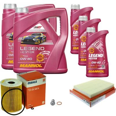 Mahle Inspección Set 11L mannol Legend + Ester 0W-40 para Jeep Commander 3.0 - Imagen 1 de 4