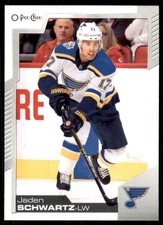 2020-21 UD O-Pee-Chee Base #263 Jaden Schwartz - St. Louis Blues