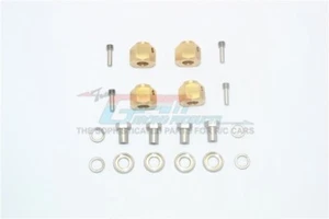 GPM TRX4010X/9M-OC BRASS WHEEL HEX ADAPTERS 9MM 6g each For TRAXXAS TRX-4 TRUCK - Picture 1 of 4