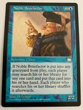 MTG Magic The Gathering - Noble Benefactor - Weatherlight - LP