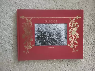 Gucci Gift Catalog 2016-2017 Red Gold Roses Hardcover Brand New Condition NR - Image 1 of 3