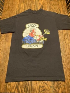 Vintage Dizzy Gillespie Graphic T-shirt Single Stitch Martinez Artwork XRARE! - Picture 1 of 10
