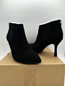 Black ankle boots Booties Size 11 (brand unknown) - Picture 1 of 7