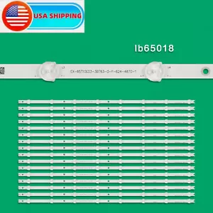 16pcs LED Backlight Strips FULL SET LB65018 for Vizio D65U-D2 D65-D2 E65X-C2 - Picture 1 of 4