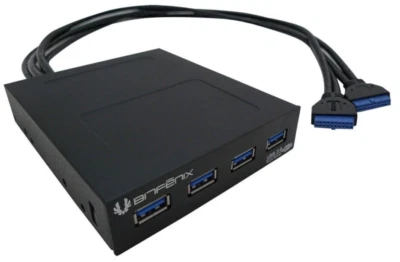 3,5" Front Panel ( 4x USB-Buchse |  USB 5Gbps | 900mA ) BitFenix BFA-U3-K435-RP - Bild 1 von 4