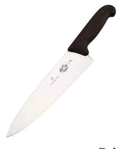 Victorinox Swiss Made 5.2063.20 Black Fibrox Handle 8 in Chef's Knife - Picture 1 of 2