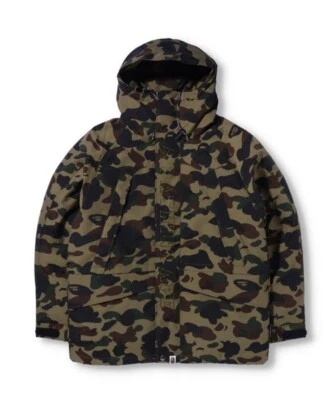 A Bathing Ape BAPE "1st Camo Snowboard Down Jacket" Green 1E70-141-009 Size L - Image 1 of 4