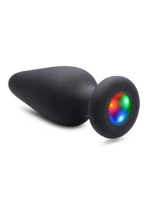 Booty Sparks Silicone Light-Up Medium Anal Plug - 3,4 cm Buttplug hell Analplug - Bild 1 von 3