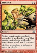 Threaten X4 (10th Edition) MTG (NM) *CCGHouse* Magic