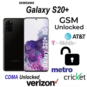 New Samsung Galaxy S20+ Plus 5G 128GB G986U AT&T T-Mobile Verizon Fully Unlocked - Picture 1 of 15
