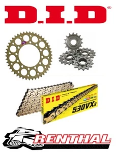 Renthal / DID 530 Pitch Chain & Sprocket Kit to fit Suzuki RF 900 1994-1999 - Picture 1 of 1