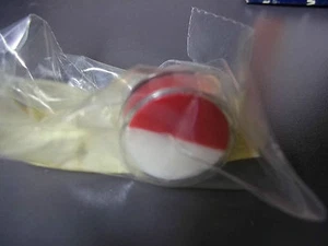 Micro Switch PWDZF38 Red and White Push Button New Old Stock - Picture 1 of 1