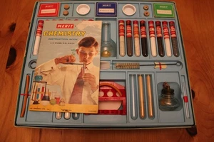 Vintage Merit No 2 Chemie Set - Komplettsatz ideal zum Ausstellen - Männerhöhle? - Bild 1 von 18