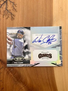 2025 Topps Tier One - Will Clark Auto TSS-WC 04/10 Holographic  - Bild 1 von 2