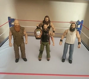 WWE Wyatt Family Wrestling Figure Set Bray, Luke Harper, Braun Strowman, Rowan - Picture 1 of 11
