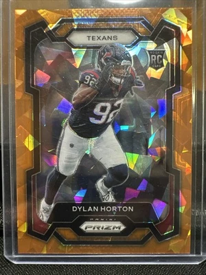 2023 Panini Prizm - Rookies Dylan Horton #340 Orange Ice Prizm (RC) - Image 1 of 4