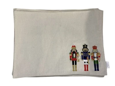 NEW Set of 6 Holiday Style Nutcracker Christmas Placemats Multicolor, Holiday - Image 1 of 4