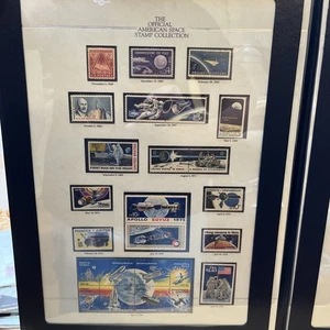 The Official American Space Stamp Collection. Franklin MintCertificate. - Picture 1 of 4