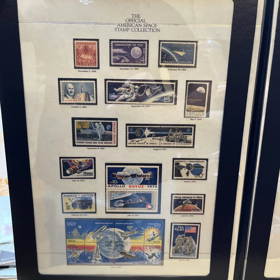 The Official American Space Stamp Collection. Franklin MintCertificate. - Image 1 of 4