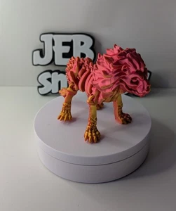 Safari Skelett Löwe 3D Druck Skelett Figur Neu - Bild 1 von 9