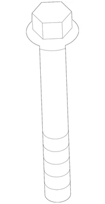 Brazo de control superior trasero genuino BMW 07119906495 Foto 1 de 2