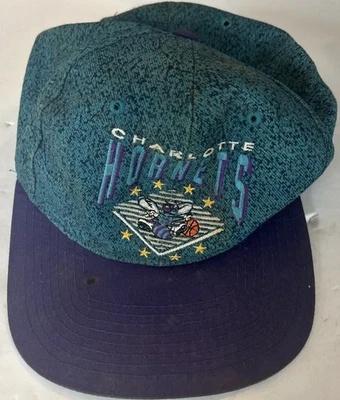 Gorra deportiva Charlotte Hornets Starter NBA Baloncesto Vintage 3D AOP Snapback Foto 1 de 4