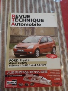 REVUE TECHNIQUE FORD FIESTA 1.3 1.4 1.6 16V 8v depuis 2002 rta ford fiesta 5 V - Picture 1 of 16